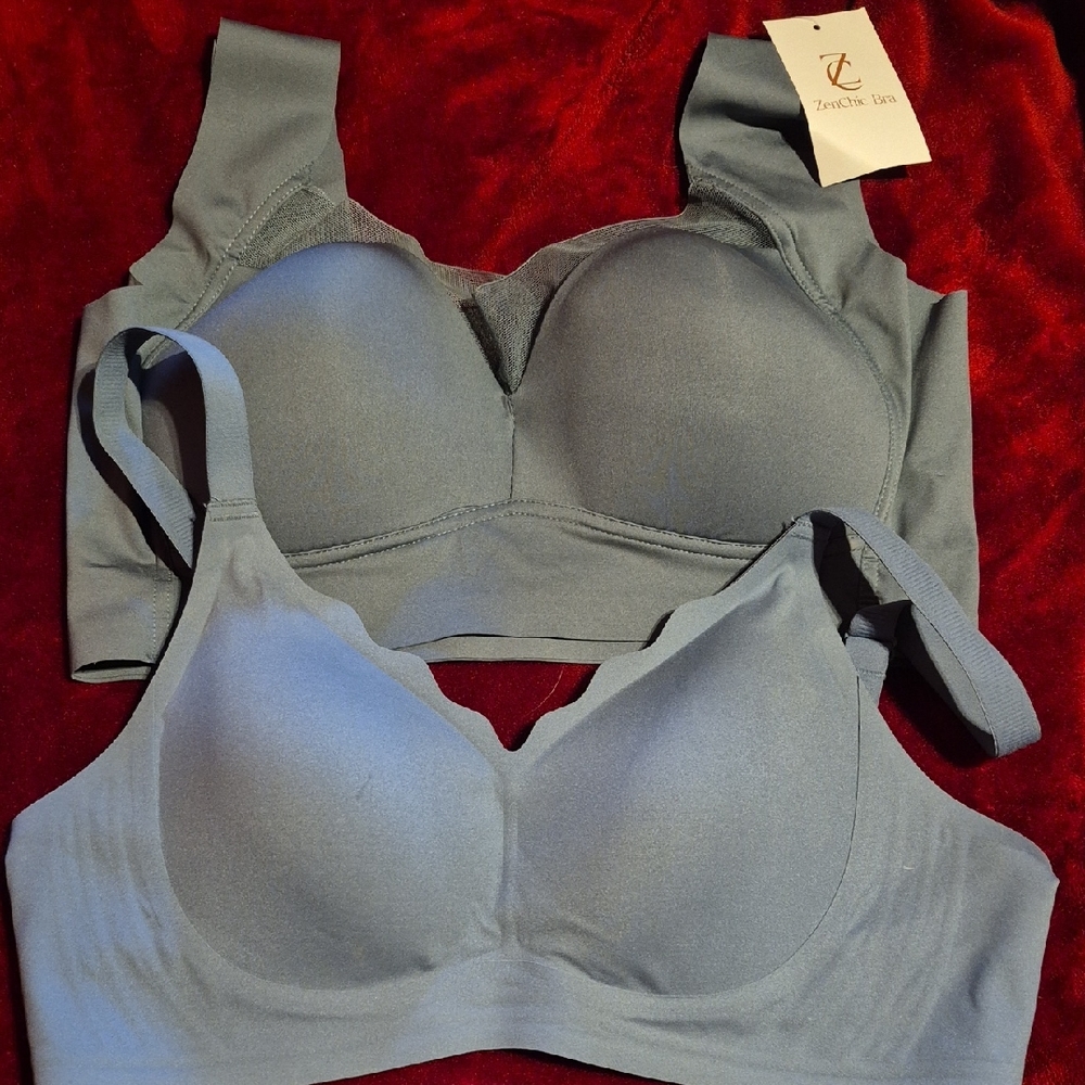 Women's Blue Comfort Bras
